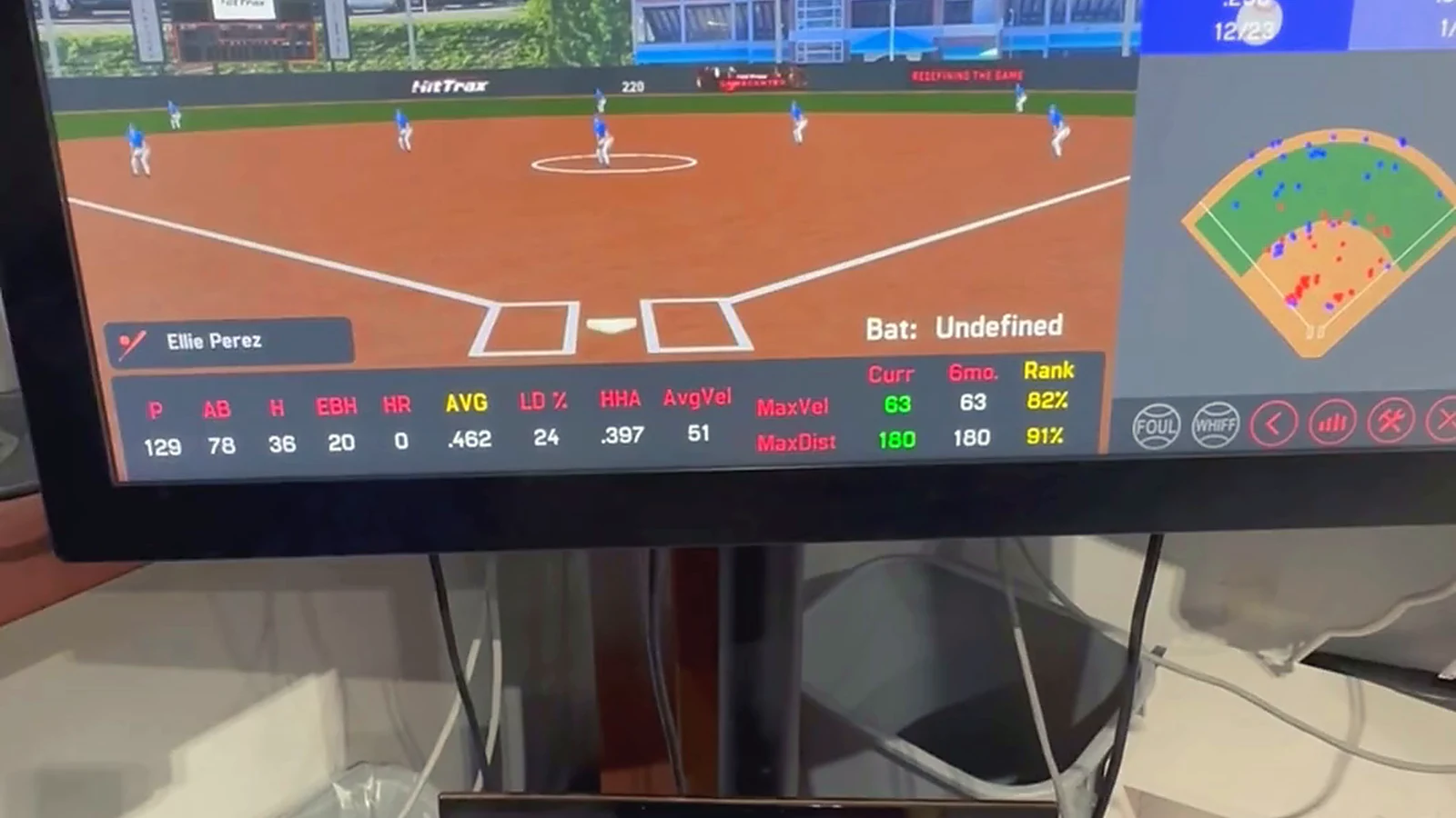 HitTrax and Training Technology at The Boom